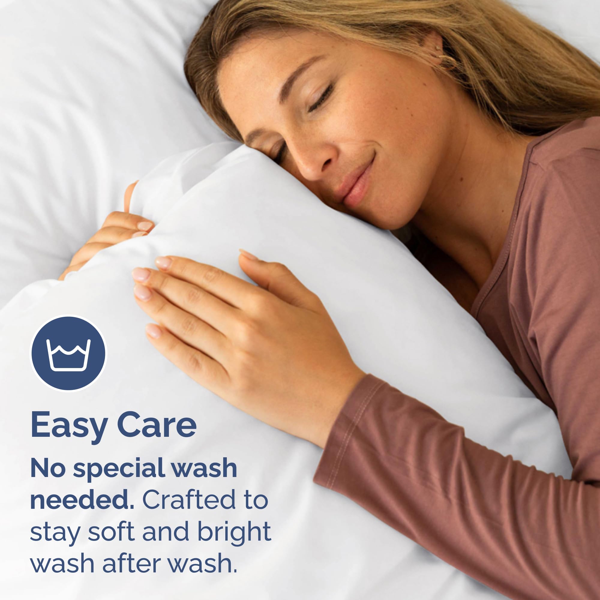 CGK Unlimited king pillow case: machine washable for easy care and fresh linens.