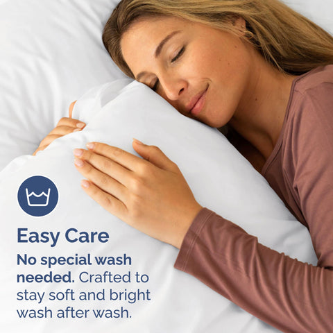CGK Unlimited king pillow case: machine washable for easy care and fresh linens.