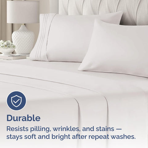 CGK Unlimited breathable microfiber helps regulate temperature for balanced sleep.