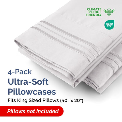 CGK Unlimited king pillow cases with durable seams for lasting quality