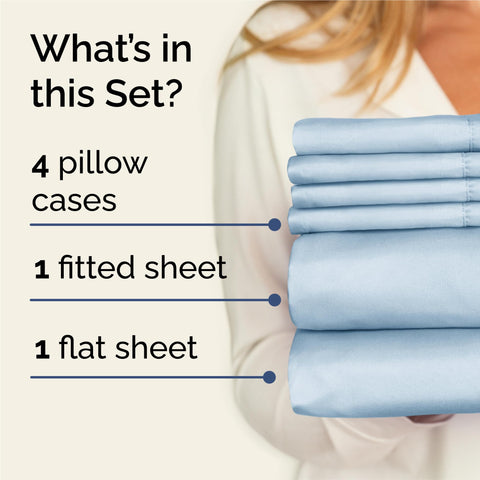 CGK Unlimited king fitted sheet hugs a tall mattress with a deep-pocket fit.