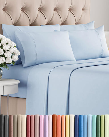 CGK Unlimited king flat sheet shows a smooth, cooling surface for a luxury bedroom.