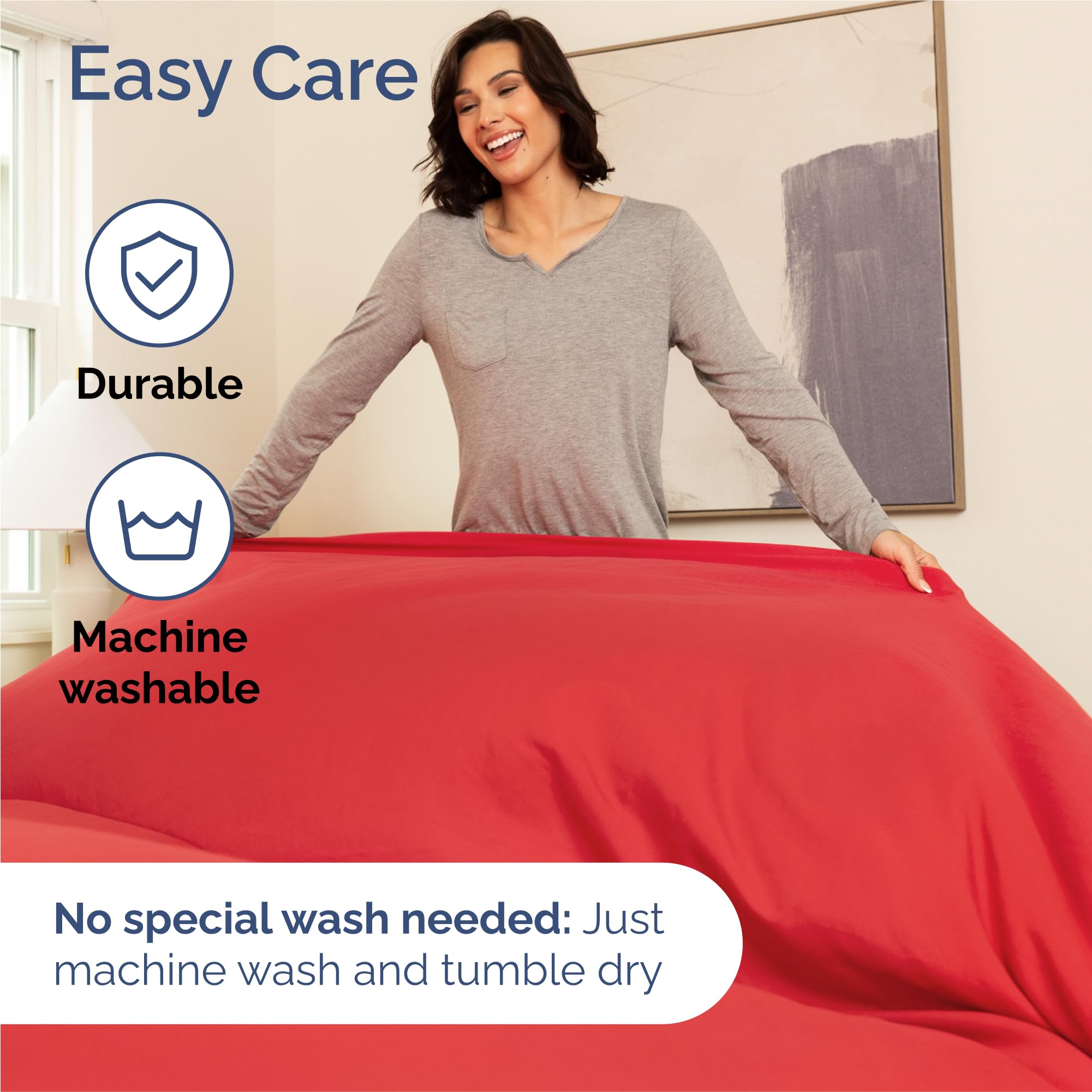 CGK Unlimited cooling fibers keep you comfortable on warm nights