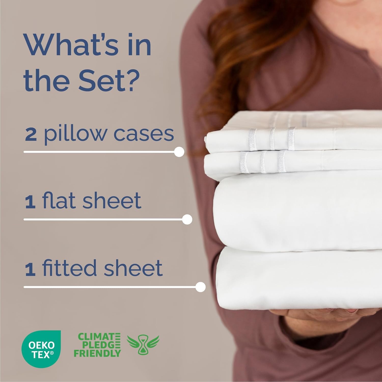 CGK Unlimited king size sheet set deep pocket fit ensuring secure mattress coverage