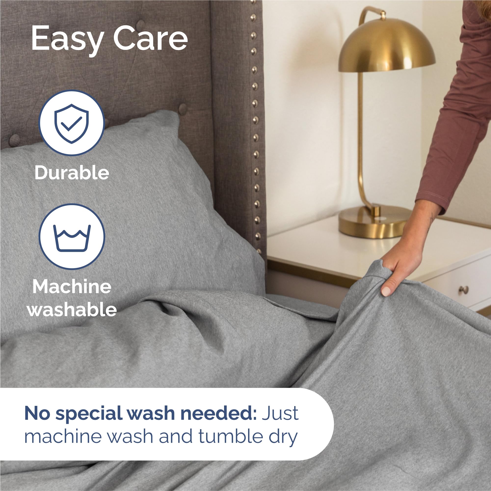 CGK Unlimited 4-piece packaging shows pillowcases and sheets included