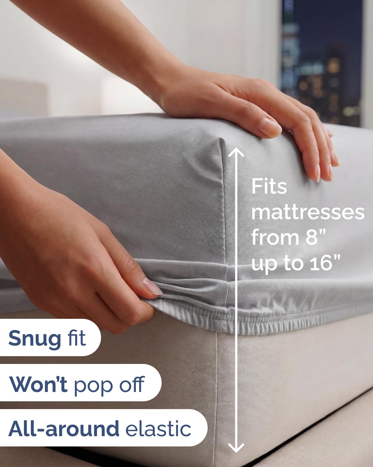 CGK Unlimited wrinkle-resistant fabric stays neat after washing.