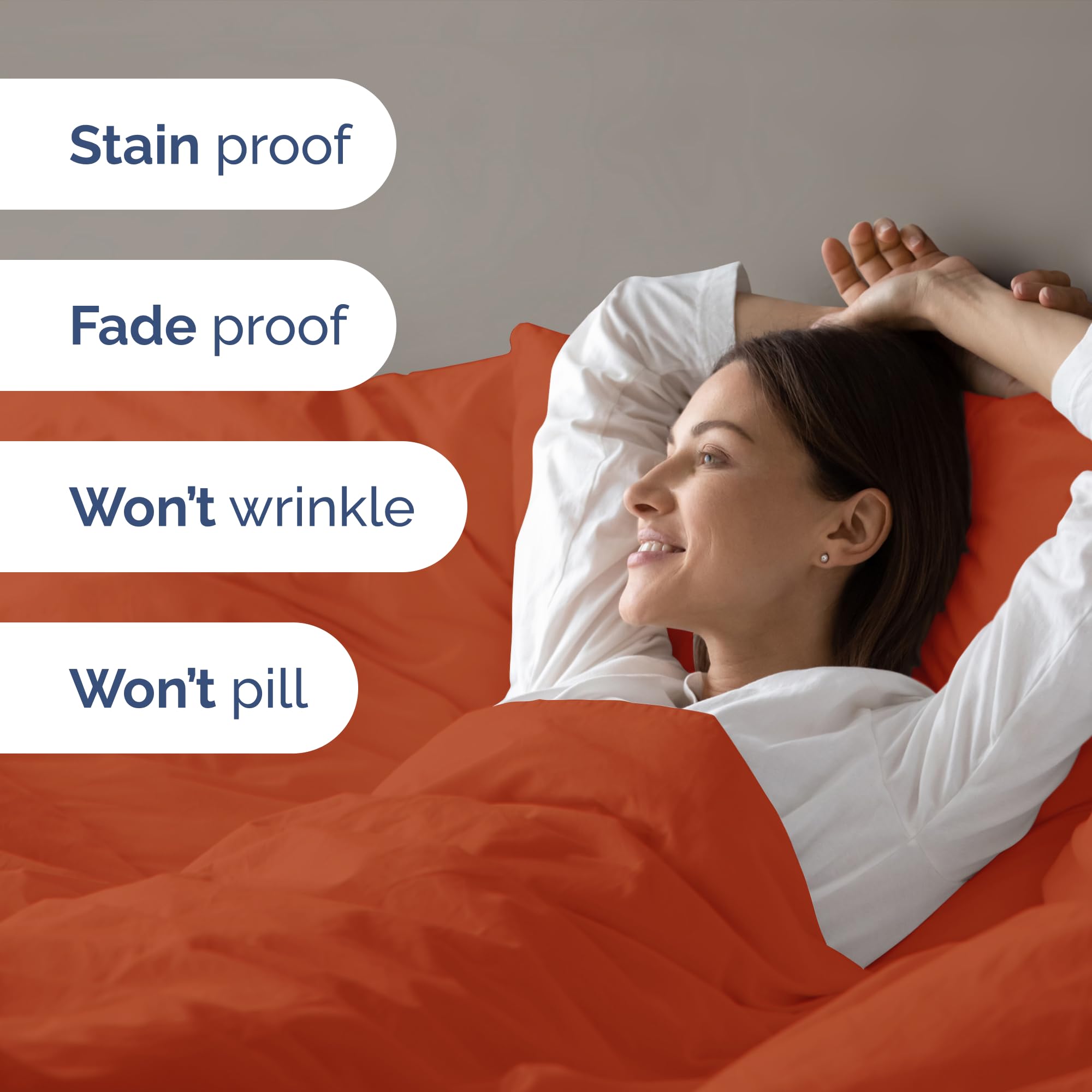 Lightweight breathable fabric close-up on CGK Unlimited bedding