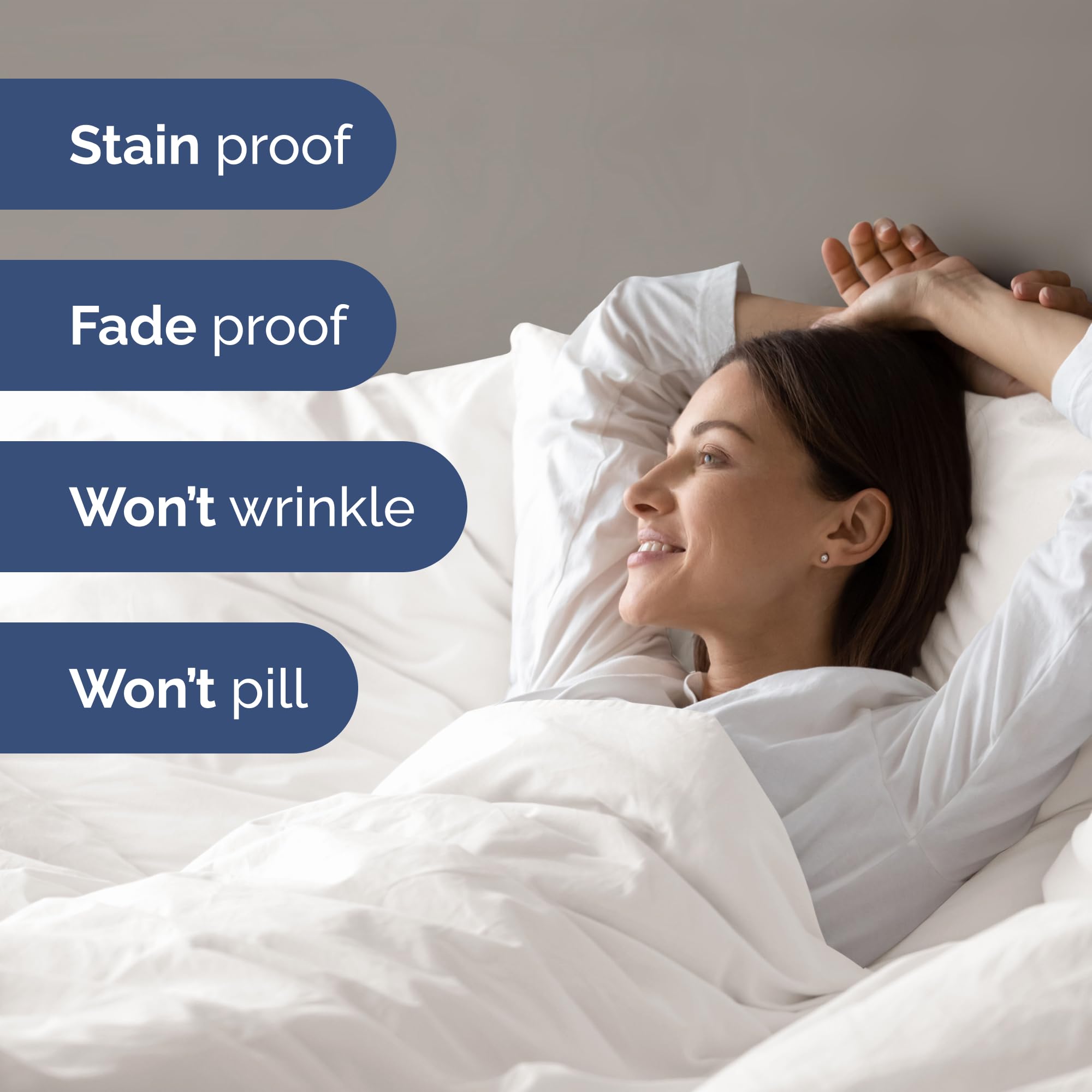 CGK Unlimited lightweight breathable bedding for cooler, year-round sleep