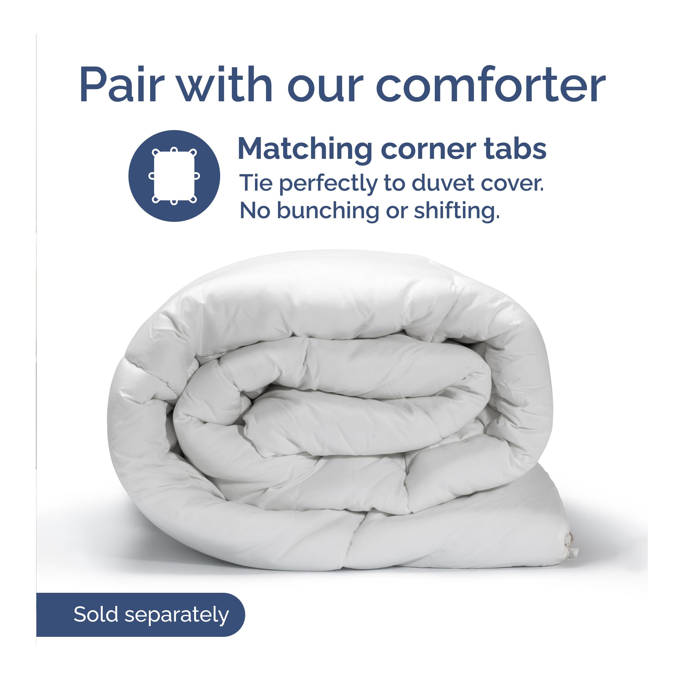 CGK Unlimited lightweight, breathable duvet cover for year-round comfort.