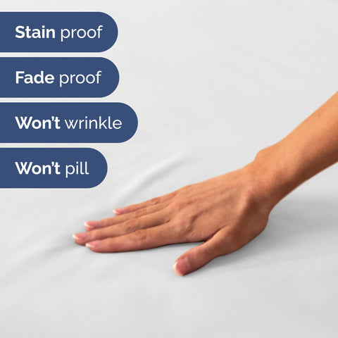 CGK Unlimited machine washable sheets offer easy care and long-lasting quality