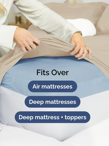 CGK Unlimited machine-washable king sheet offers easy care and quick cleanup.