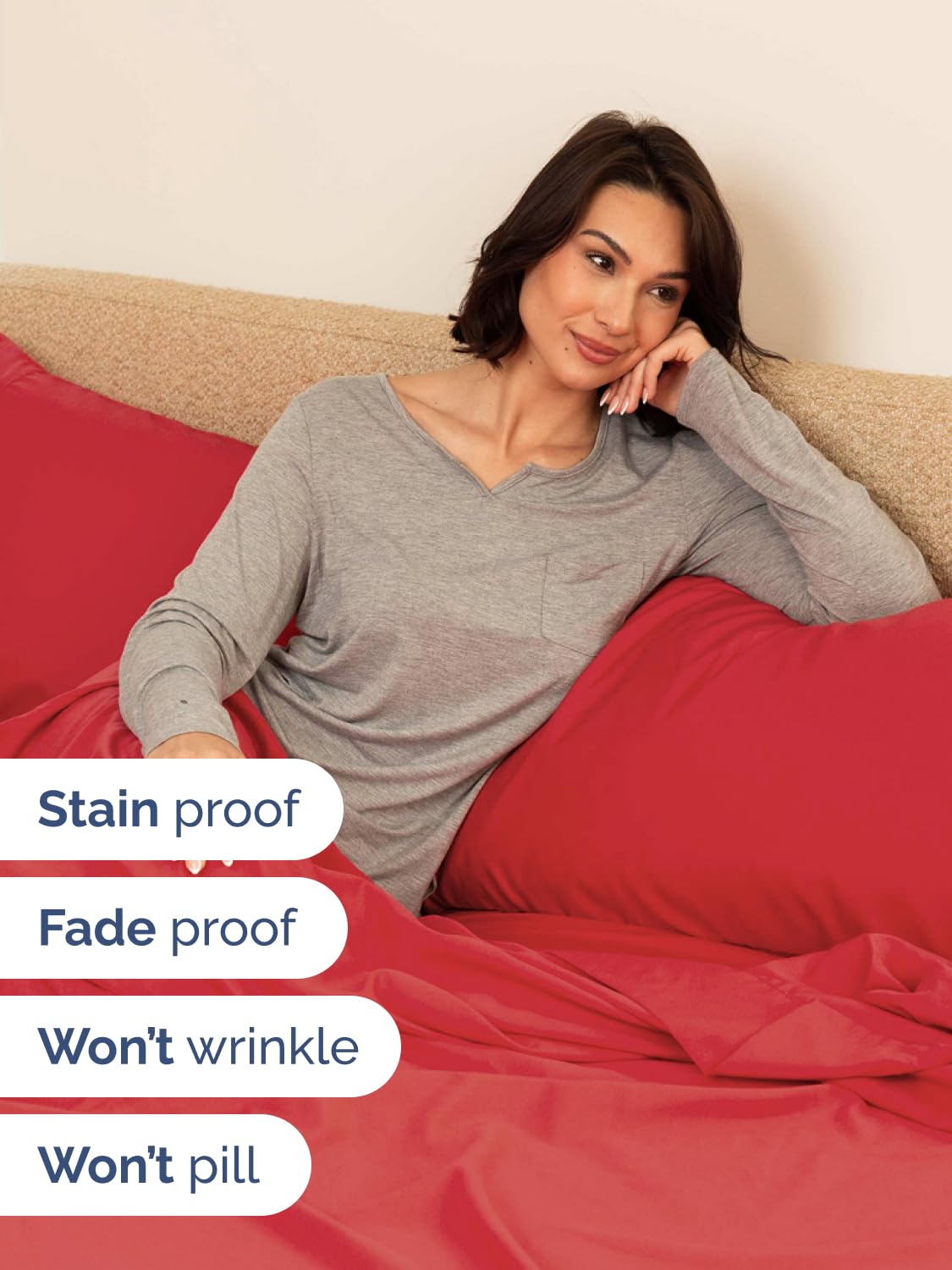 CGK Unlimited micro-fiber queen sheets feel incredibly soft and breathable.