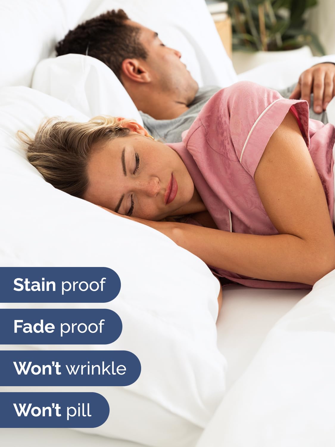 CGK Unlimited microfiber sheets feel ultra-soft and breathable against the skin