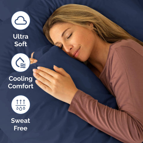 Two 20x30 pillowcases from CGK Unlimited set ready for use
