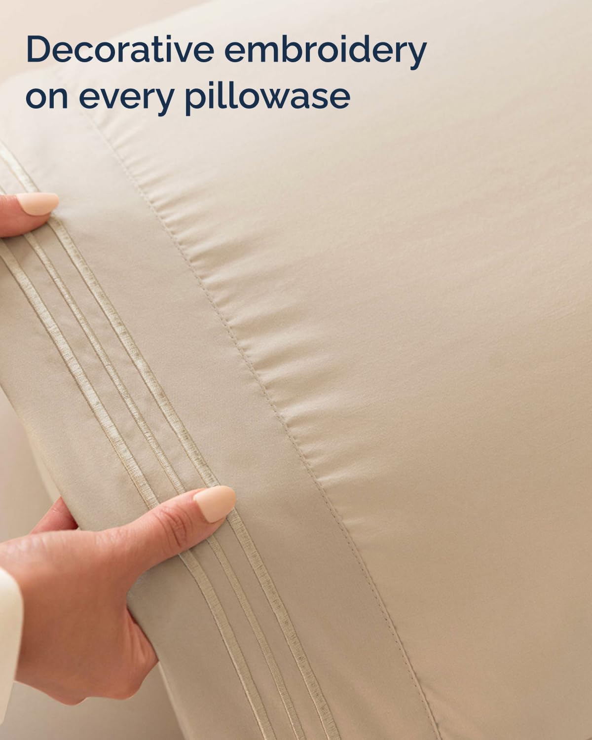 CGK Unlimited pillowcase 20x30 fits standard pillows for daily comfort