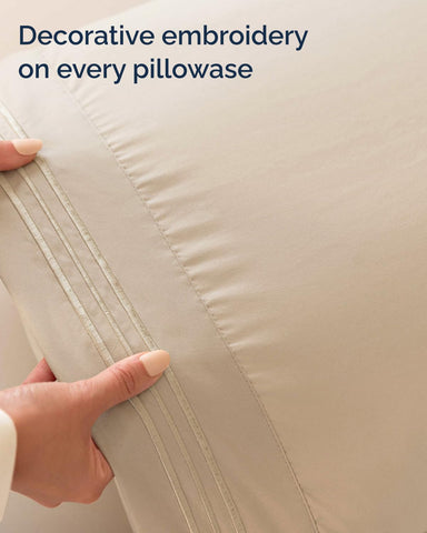 CGK Unlimited pillowcase 20x30 fits standard pillows for daily comfort