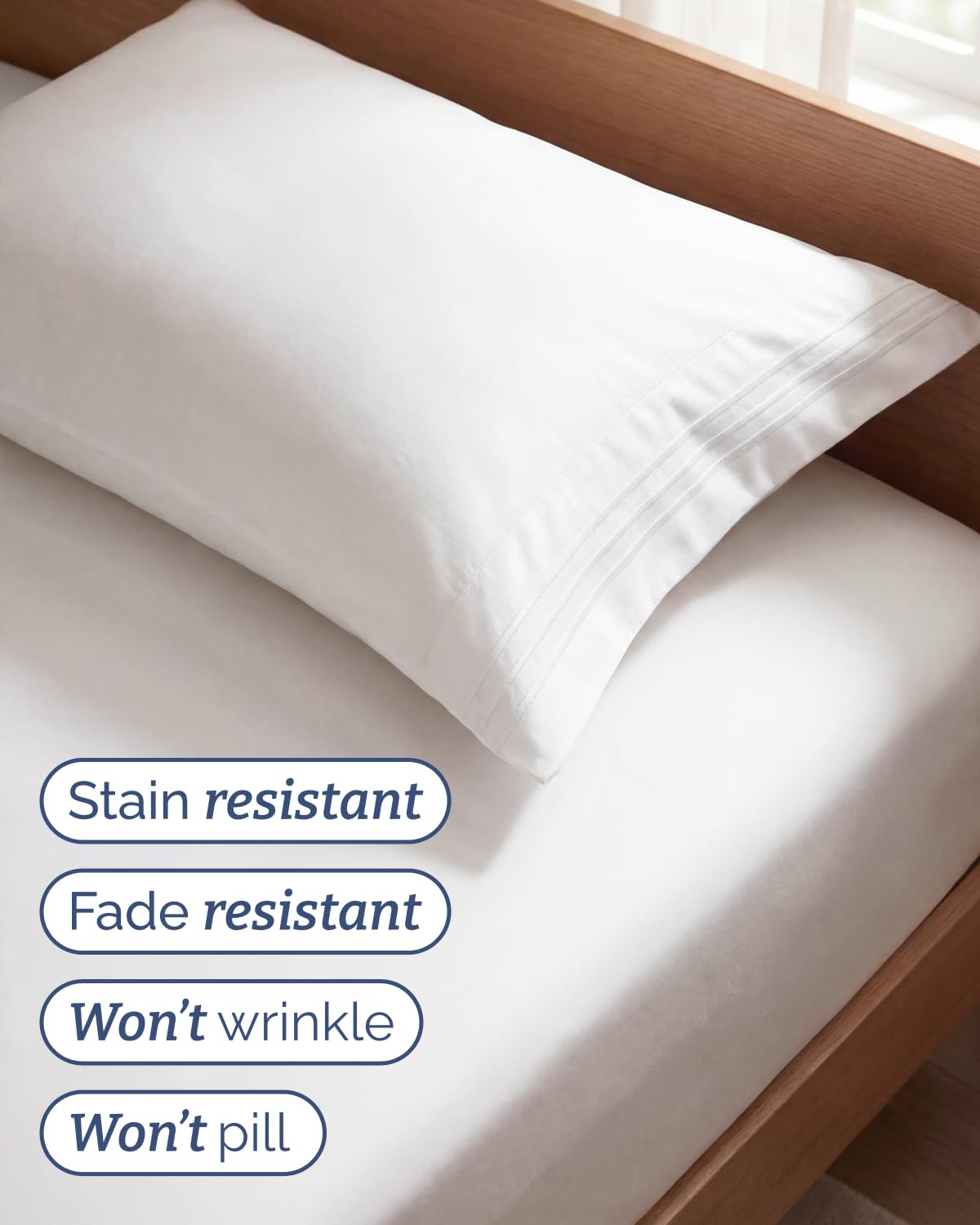 CGK Unlimited pillowcase 20x30 size highlights smooth finish