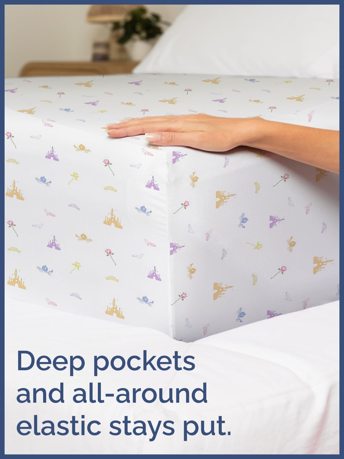 CGK Unlimited pillowcases sized 20 by 30 inches completing the set.
