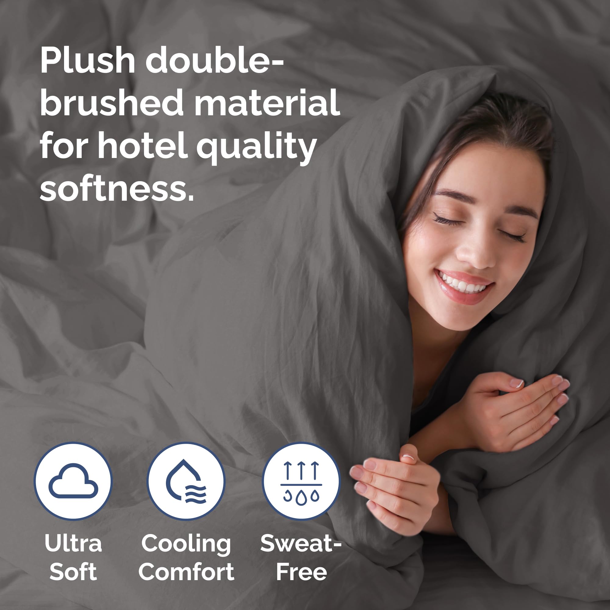 CGK Unlimited plush double-brushed fabric close-up; luxuriously soft feel.