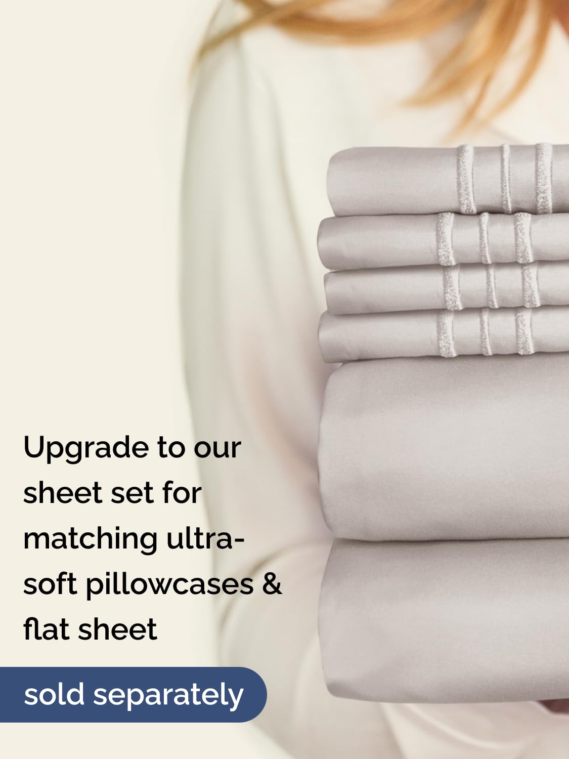 CGK Unlimited premium deep pocket king sheet highlights the deep-pocket design.