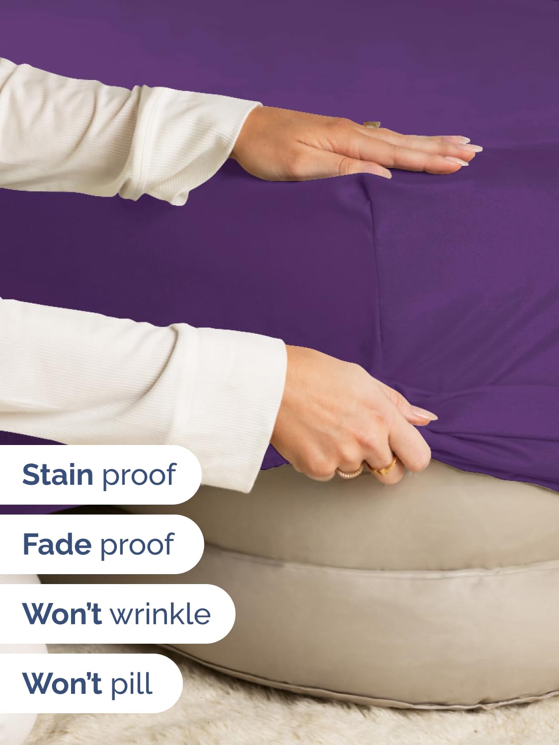 CGK Unlimited premium double-brushed fabric for softness and durability.