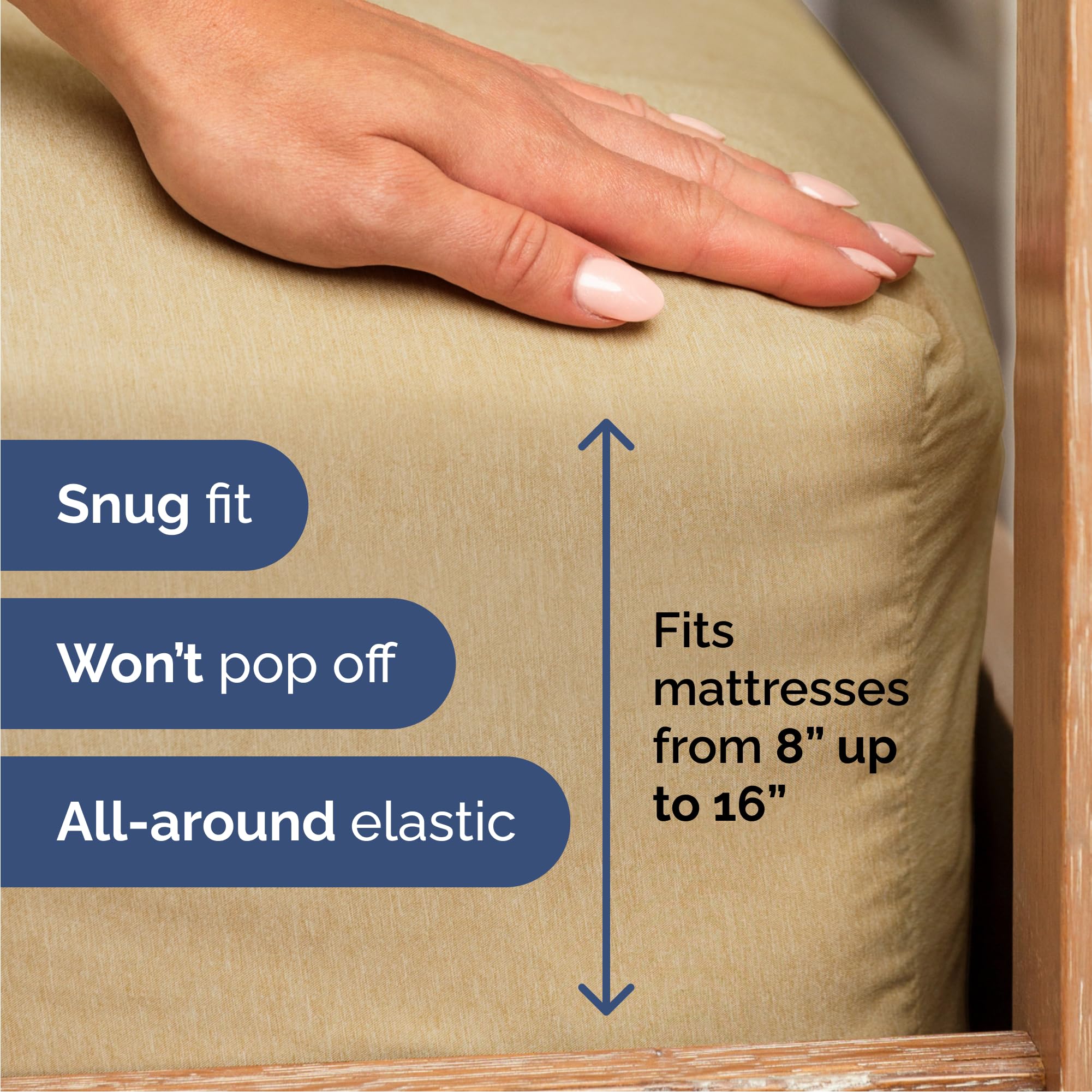 CGK Unlimited queen 4-piece pillowcases add soft, wrinkle-free support.