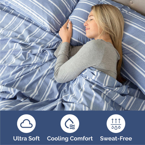 CGK Unlimited Queen 6-piece sheet set deep pockets ensure secure fit on most mattresses.