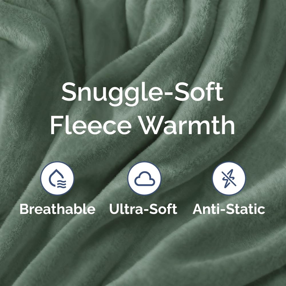 CGK Unlimited Queen Blanket showing double-stitched durability and soft pile