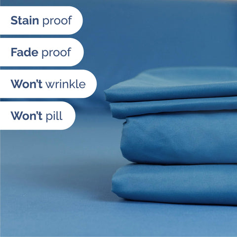 CGK Unlimited deep-pocket design fits mattresses up to 16 inches.