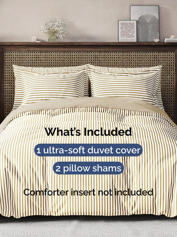 CGK Unlimited duvet cover with shams close-up shows plush texture and hotel comfort