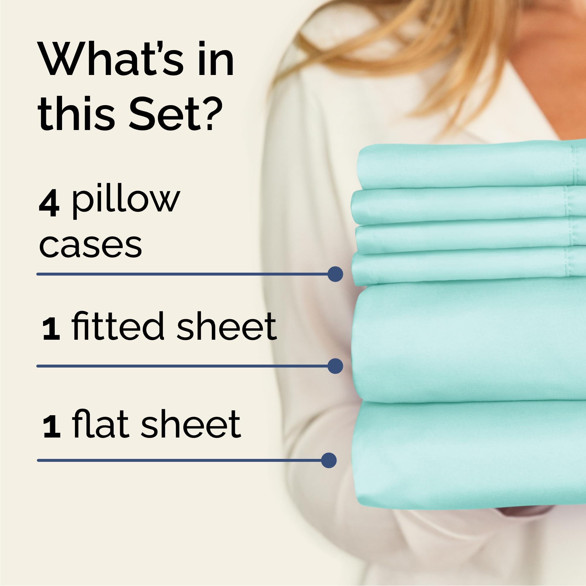 CGK Unlimited Queen fitted sheet view showing deep pocket fit for mattresses up to 16 inches