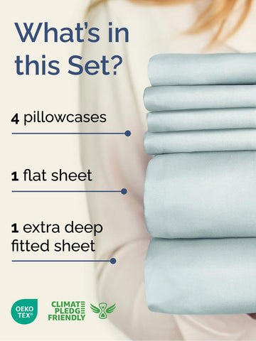 CGK Unlimited flat-queen-sheet 95x102 offers ample coverage for oversized mattresses and easy top-sheet use.