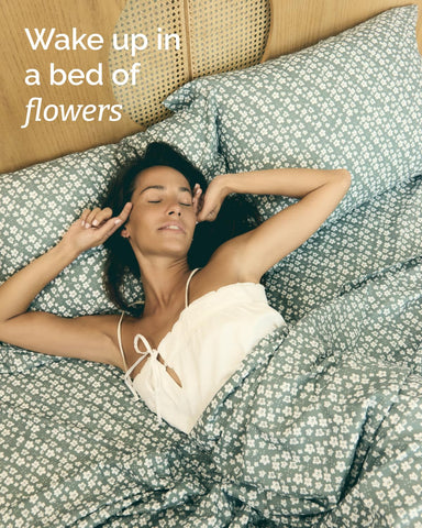 CGK Unlimited queen flat sheet shown with soft, breathable fabric for comfort