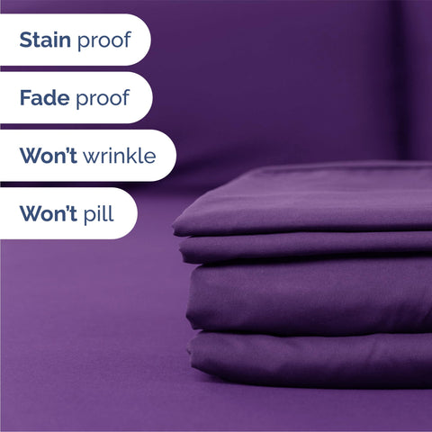 Close-up of CGK Unlimited microfiber fabric texture for softness
