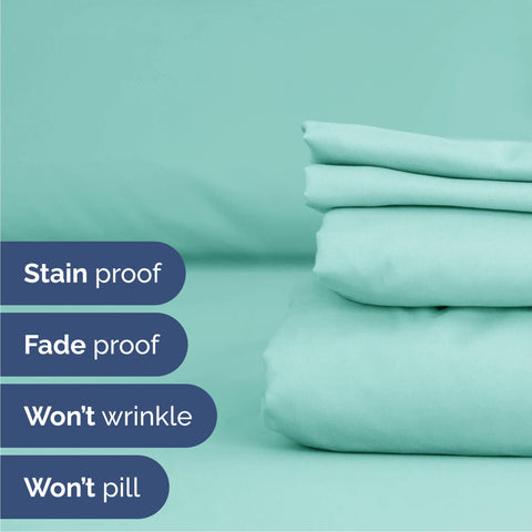 CGK Unlimited Queen microfiber weave demonstrates soft, breathable texture