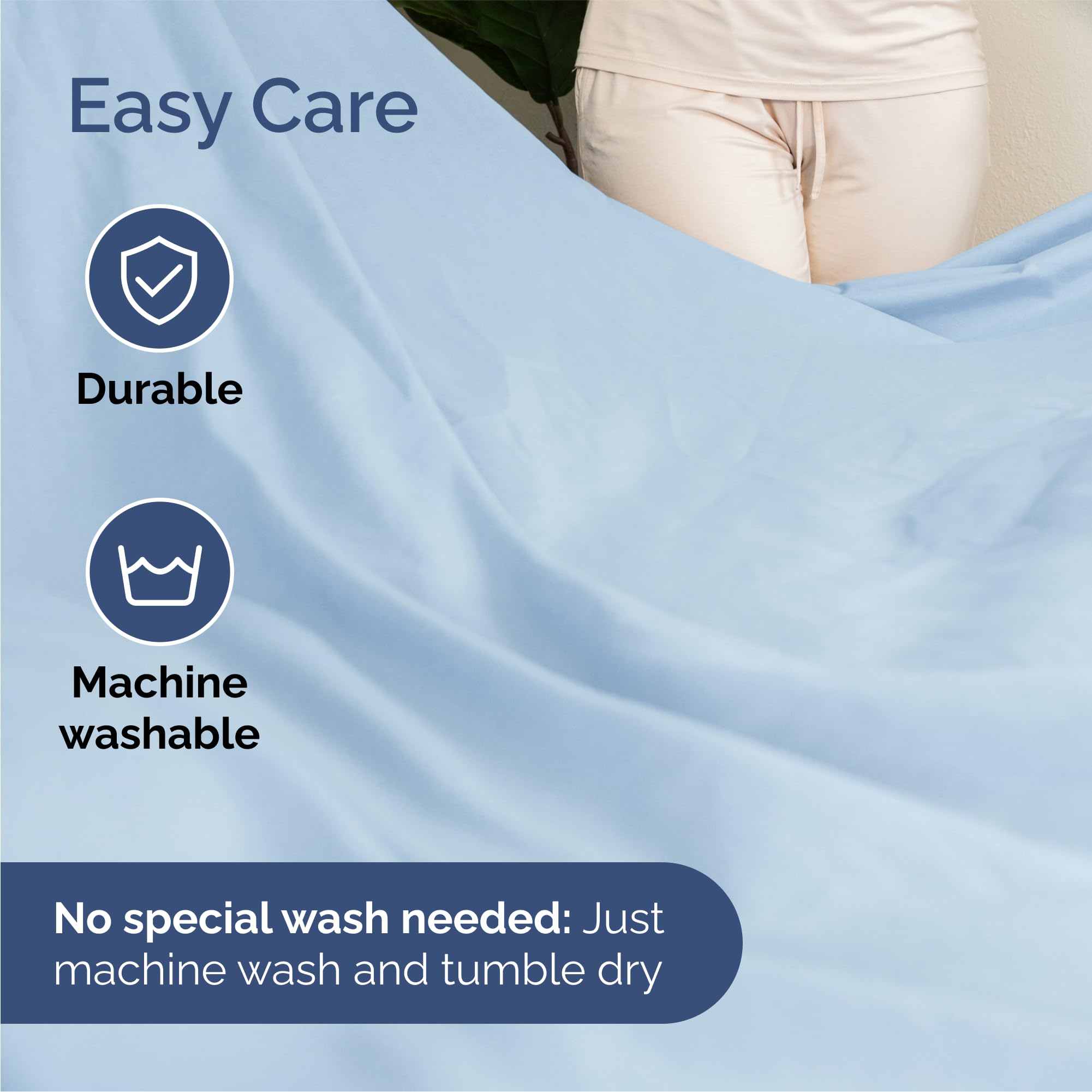 CGK Unlimited Queen sheet set offers a cooling, airy feel for warm nights.