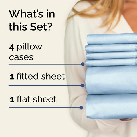 CGK Unlimited Queen fitted sheet with deep pockets fits tall mattresses securely.