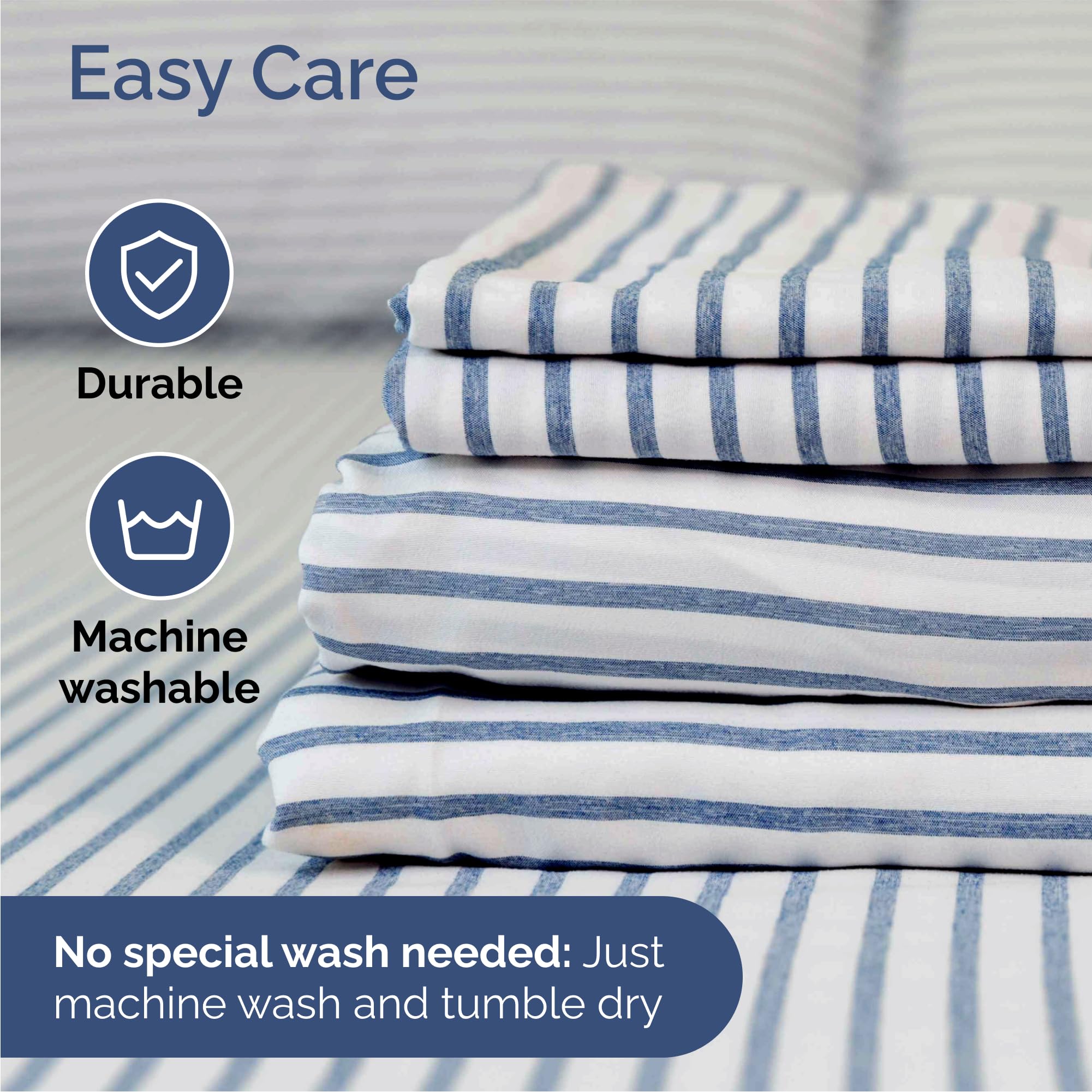 CGK Unlimited queen sheet set in a bedroom setup for versatile use