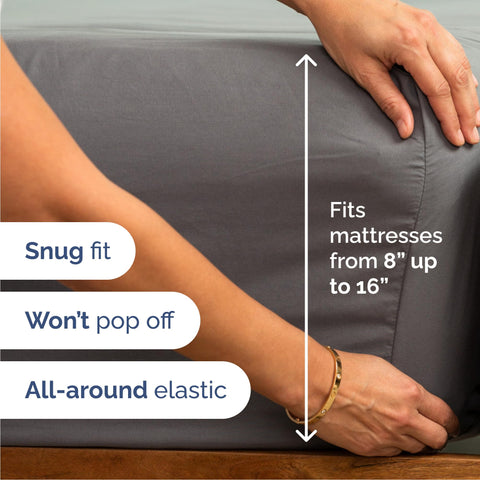CGK Unlimited Queen pillowcases closeup with smooth, soft stitchwork for daily comfort.