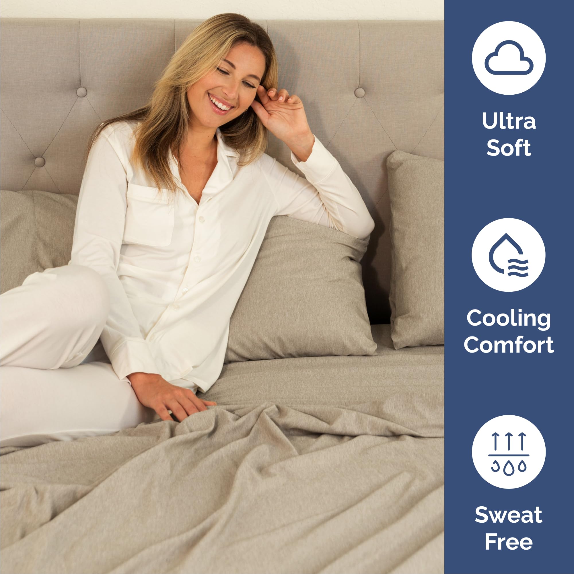 CGK Unlimited queen sheet soft microfiber close-up emphasizing silky feel