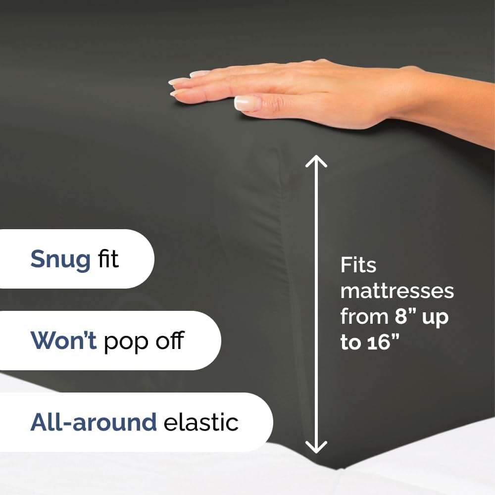 CGK Unlimited Queen Sheets pillow cases displayed for a neat, soft sleep setup