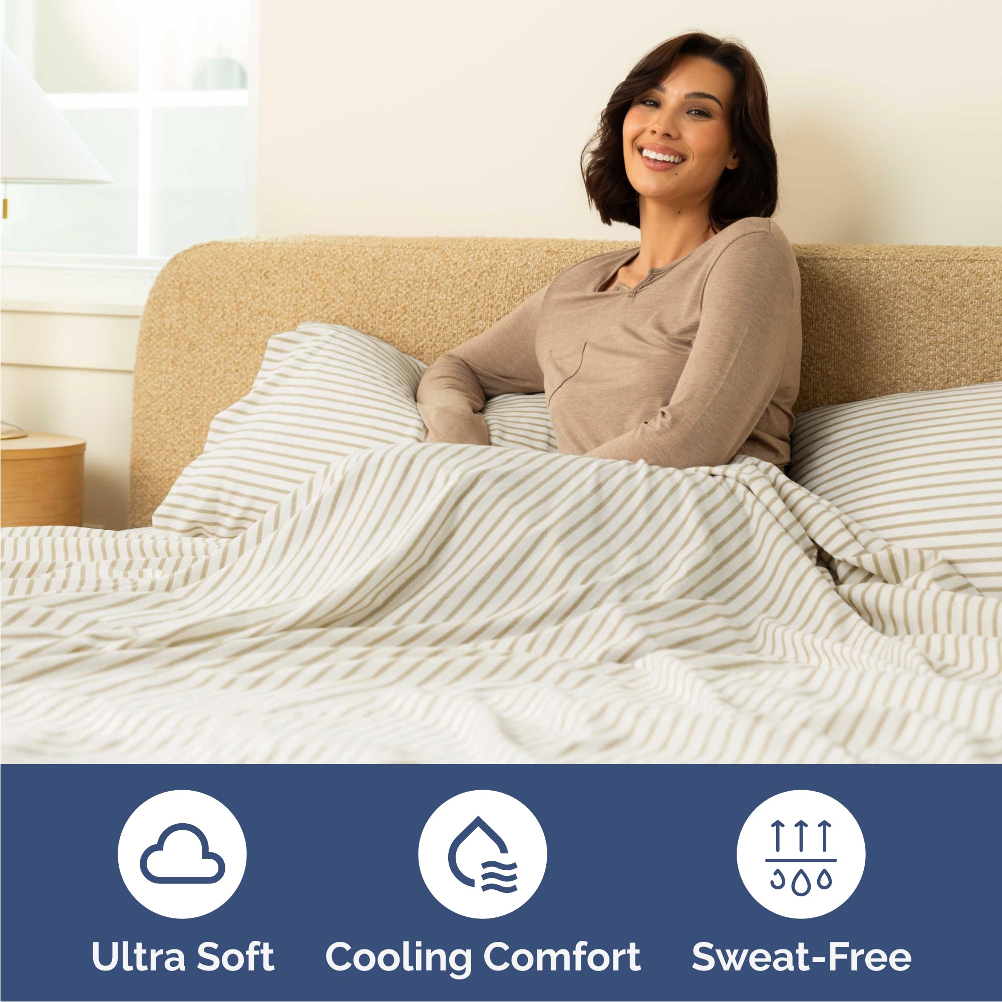 CGK Unlimited deep-pocket sheet set ensuring secure mattress fit