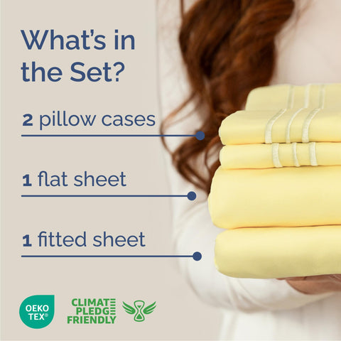 CGK Unlimited queen-size sheet set deep pockets demonstrating secure mattress fit