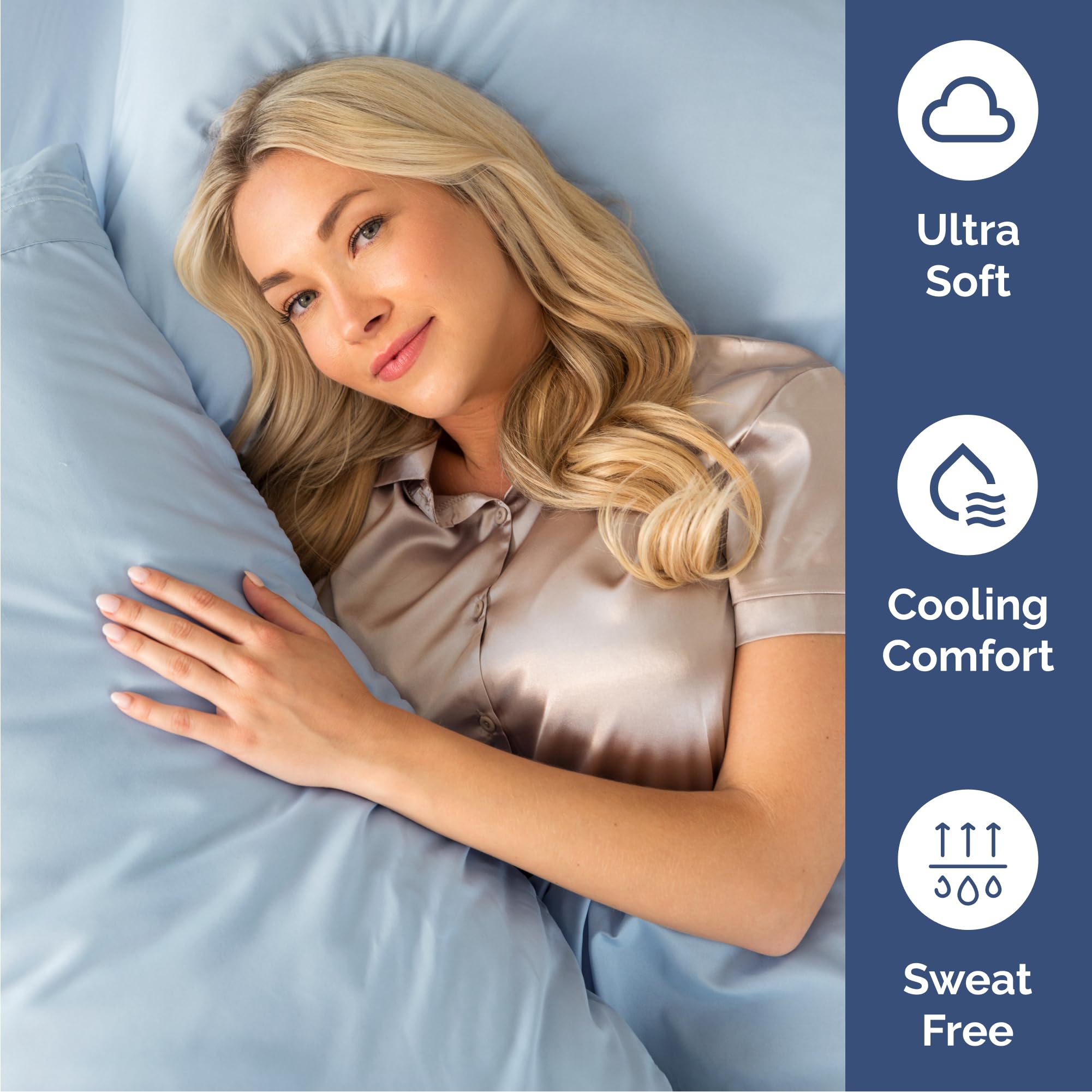 CGK Unlimited pillow-case close-up with double-brushed microfiber feel.