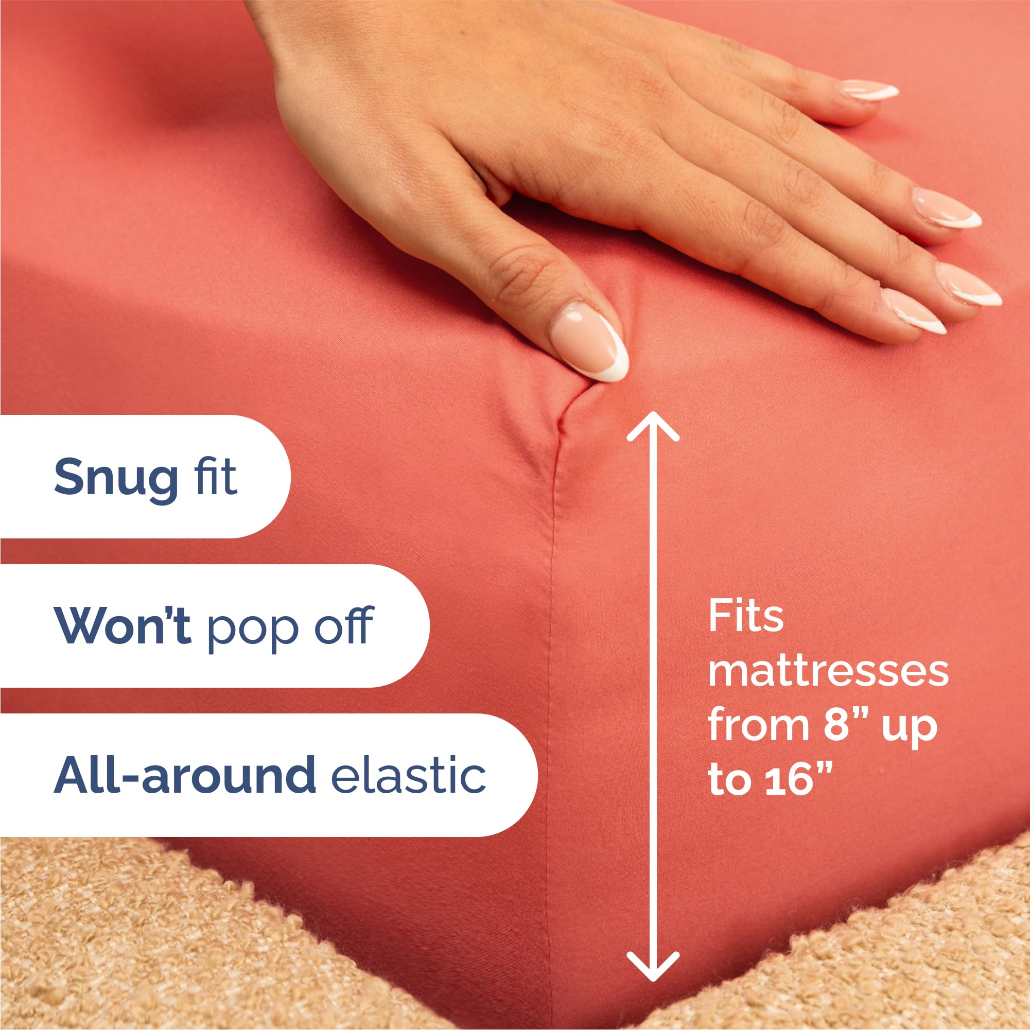 CGK Unlimited pillow cases with hotel-luxury finish for comfy nights