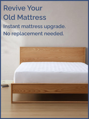 CGK Unlimited comfort surface on bed with quiet, non-crinkly top layer