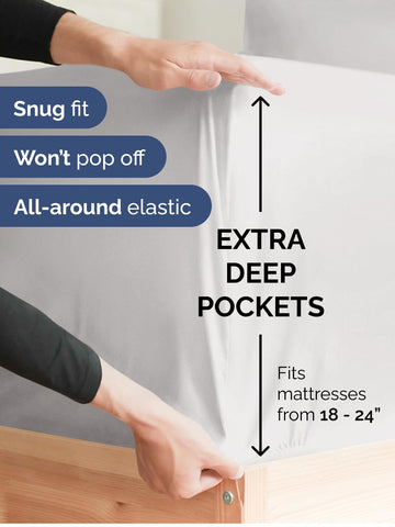 CGK Unlimited secure enclosure pillowcases hold pillows in place