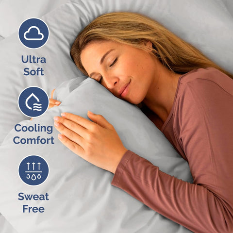 CGK Unlimited pillowcases 20x30 shown for generous size and soft fabric.