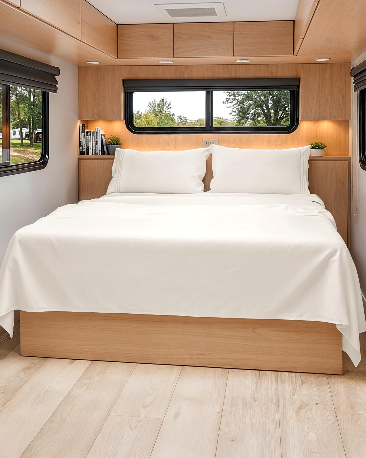 CGK Unlimited Short Queen sheet set overview showcasing hotel-inspired comfort for RV beds