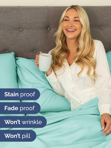 CGK Unlimited six-piece set with four pillowcases offers complete bedding coverage.